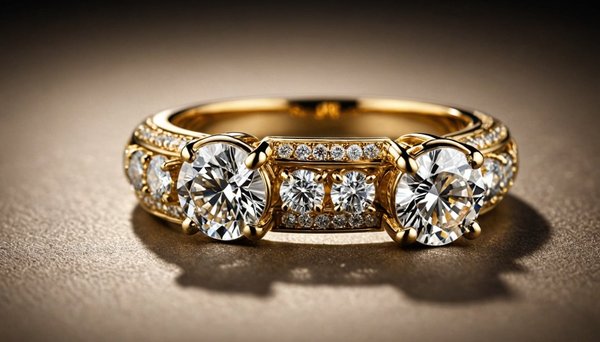 Bagues luxe : l'éclat du raffinement en or et diamants